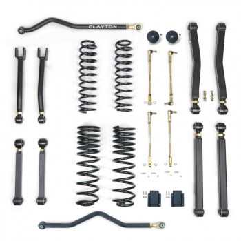 Kit de elevación Clayton +6cm Jeep Wrangler JL (2 y 4 Puertas) y JL 4XE